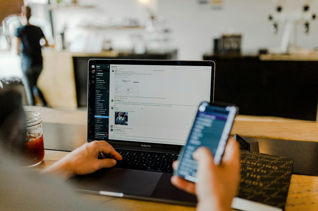 developer building mobile app